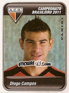 Sticker Diogo Campos - Campeonato Brasileiro 2011 - Panini