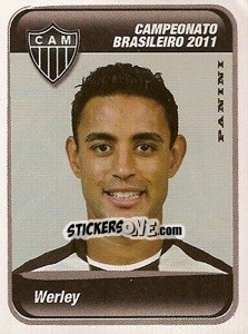 Cromo Werley - Campeonato Brasileiro 2011 - Panini