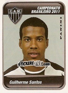 Cromo Guilherme Santos - Campeonato Brasileiro 2011 - Panini