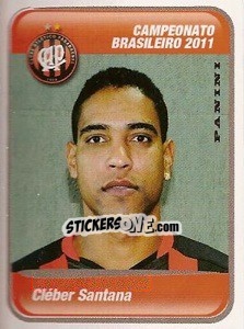 Cromo Cleber Santana - Campeonato Brasileiro 2011 - Panini
