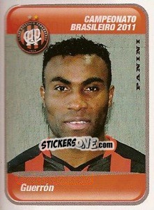 Sticker Guerron - Campeonato Brasileiro 2011 n. 67 - Panini