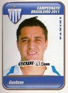 Cromo Gustavo - Campeonato Brasileiro 2011 - Panini