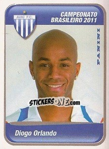 Cromo Diogo Orlando - Campeonato Brasileiro 2011 - Panini