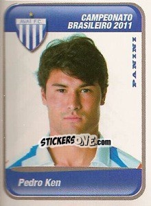 Cromo Pedro Ken - Campeonato Brasileiro 2011 n. 82 - Panini