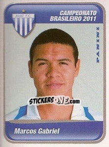 Cromo Marcos Gabriel - Campeonato Brasileiro 2011 n. 85 - Panini