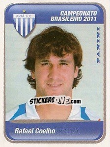Cromo Rafael Coelho - Campeonato Brasileiro 2011 n. 87 - Panini