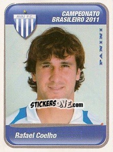 Figurina Rafael Coelho - Campeonato Brasileiro 2011 - Panini