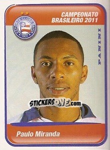 Sticker Paulo Miranda - Campeonato Brasileiro 2011 n. 94 - Panini
