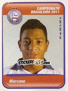 Sticker Marcone - Campeonato Brasileiro 2011 - Panini