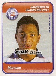 Sticker Marcone - Campeonato Brasileiro 2011 n. 101 - Panini
