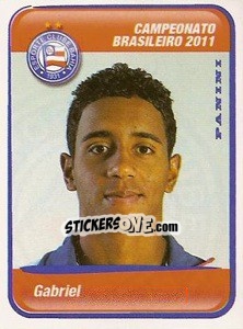 Sticker Gabriel - Campeonato Brasileiro 2011 n. 104 - Panini