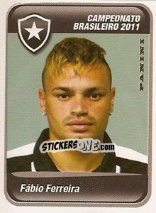 Cromo Fabio Ferreira - Campeonato Brasileiro 2011 - Panini