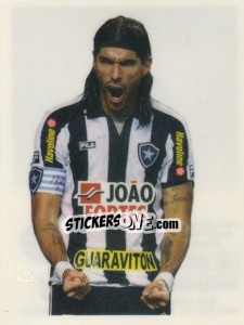 Sticker Loco Abreu (Star) - Campeonato Brasileiro 2011 n. 117 - Panini