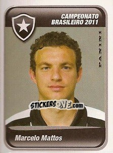 Sticker Marcelo Mattos - Campeonato Brasileiro 2011 - Panini