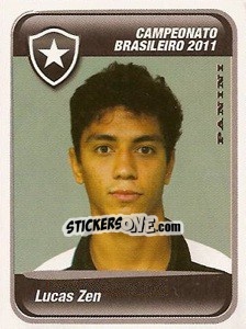 Cromo Lucas Zen - Campeonato Brasileiro 2011 - Panini