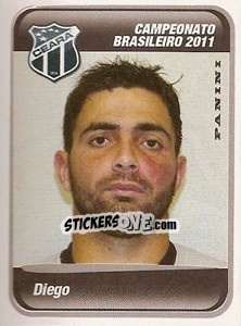 Sticker Diego - Campeonato Brasileiro 2011 - Panini