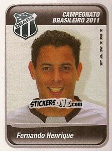 Sticker Fernando Henrique - Campeonato Brasileiro 2011 - Panini