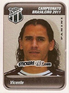 Cromo Vicente - Campeonato Brasileiro 2011 n. 133 - Panini
