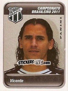 Figurina Vicente - Campeonato Brasileiro 2011 - Panini