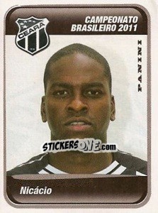 Cromo Nicacio - Campeonato Brasileiro 2011 n. 141 - Panini