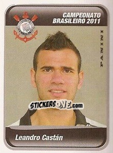 Figurina Leandro Castan - Campeonato Brasileiro 2011 - Panini