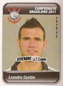 Sticker Leandro Castan - Campeonato Brasileiro 2011 n. 148 - Panini