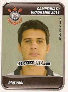 Sticker Moradei - Campeonato Brasileiro 2011 n. 151 - Panini
