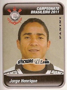 Sticker Jorge Henrique - Campeonato Brasileiro 2011 - Panini