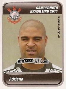 Cromo Adriano - Campeonato Brasileiro 2011 - Panini