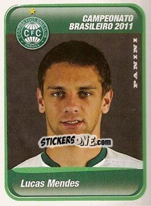 Sticker Lucas Mendes - Campeonato Brasileiro 2011 n. 166 - Panini