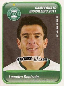 Cromo Leandro Donizete - Campeonato Brasileiro 2011 - Panini