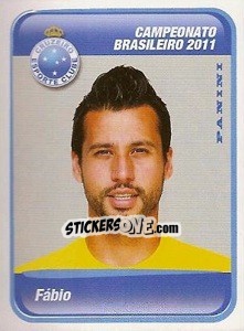Sticker Fabio - Campeonato Brasileiro 2011 - Panini