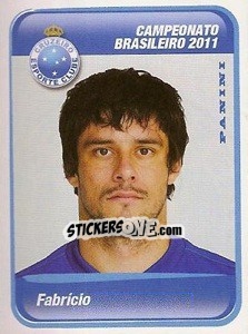Sticker Fabricio - Campeonato Brasileiro 2011 - Panini