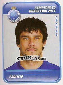 Cromo Fabricio - Campeonato Brasileiro 2011 - Panini