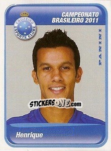 Sticker Henrique - Campeonato Brasileiro 2011 n. 186 - Panini