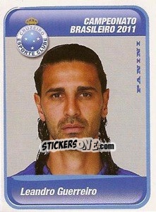 Sticker Leandro Guerreiro - Campeonato Brasileiro 2011 n. 187 - Panini