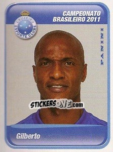 Cromo Gilberto - Campeonato Brasileiro 2011 - Panini