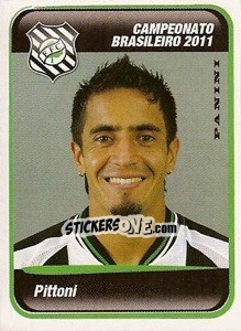 Sticker Pittoni - Campeonato Brasileiro 2011 n. 205 - Panini