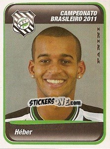 Cromo Heber - Campeonato Brasileiro 2011 - Panini