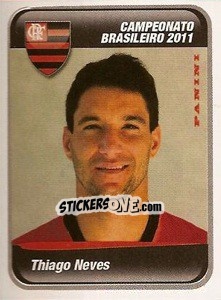 Figurina Thiago Neves - Campeonato Brasileiro 2011 - Panini