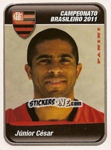 Cromo Junior Cesar - Campeonato Brasileiro 2011 - Panini