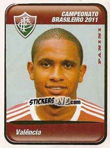 Sticker Valencia - Campeonato Brasileiro 2011 n. 245 - Panini