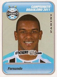 Sticker Fernando - Campeonato Brasileiro 2011 n. 259 - Panini