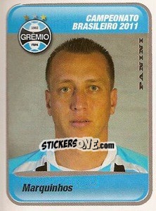 Sticker Marquinhos - Campeonato Brasileiro 2011 n. 262 - Panini