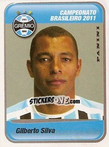 Sticker Gilberto Silva - Campeonato Brasileiro 2011 n. 263 - Panini