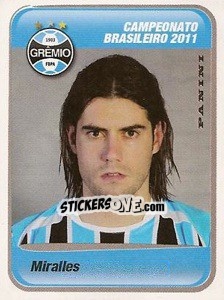 Sticker Miralles - Campeonato Brasileiro 2011 n. 266 - Panini