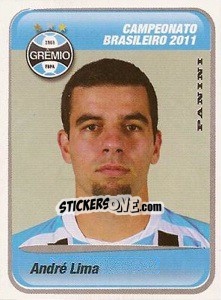 Sticker Andre Lima - Campeonato Brasileiro 2011 - Panini