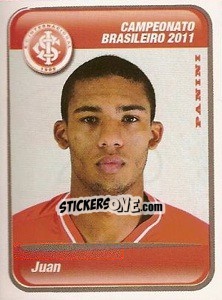 Sticker Juan Jesus - Campeonato Brasileiro 2011 n. 275 - Panini