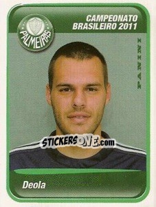 Sticker Deola - Campeonato Brasileiro 2011 n. 290 - Panini