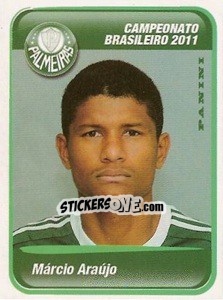 Cromo Marcio Araujo - Campeonato Brasileiro 2011 - Panini